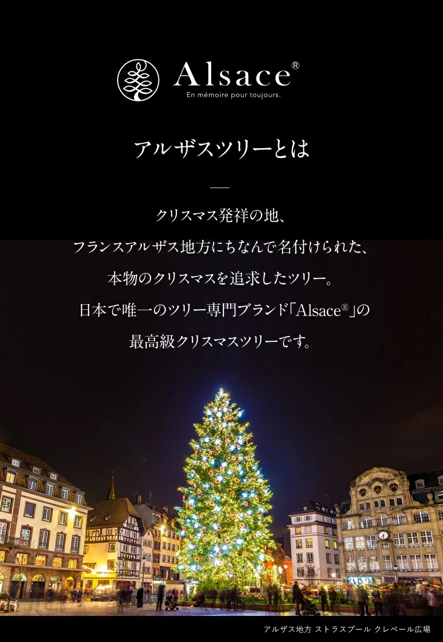 Alsace クリスマスツリー 150cm 2023ver. ドイツトウヒツリー アルザス