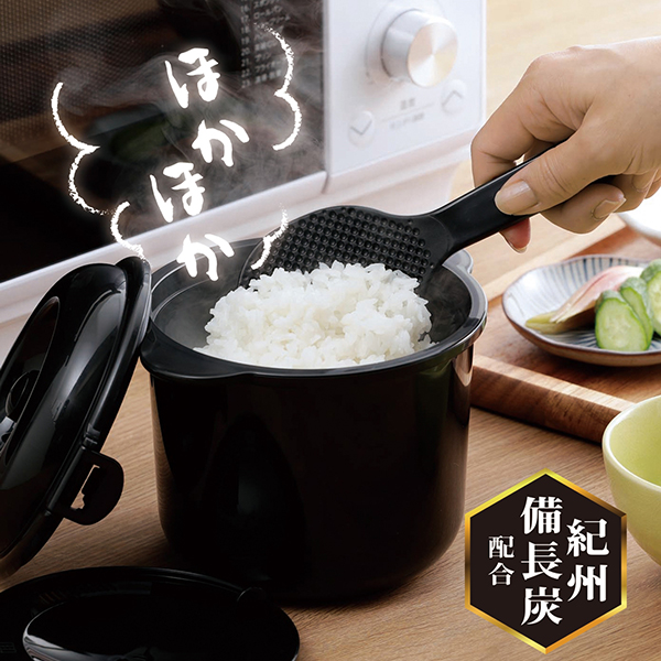 電子レンジ専用炊飯器 ちびくろちゃん 2合炊き...の詳細画像1