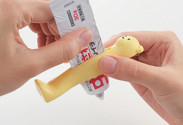 おやこdeキュッ チューブ絞り うさぎ イエロー TRY-11(700717)/日本製/｜value｜08