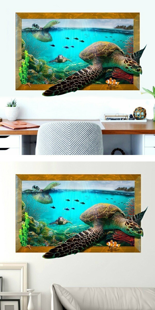 新品【ソファーカバー・タペストリー】ウミガメ・イルカ・シャチ・海亀・海の絵★布 Amazon.co.jp: ND タペストリー おしゃれ 海 海中 海底 イルカ