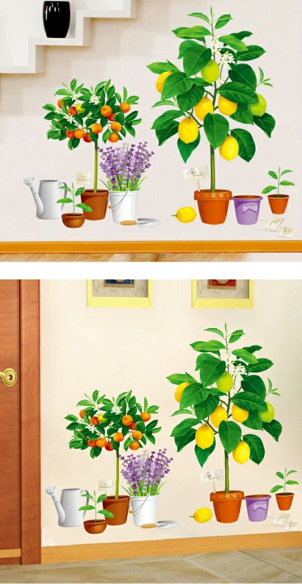 ウォールステッカー おしゃれ 花 植物 カフェ 北欧 文字 蝶 鳥 トイレ アイビー リーフ 英字 壁シール ピンク フラワー 壁紙 花壇 キッチン モダン 葉 vr01626 関連画像1