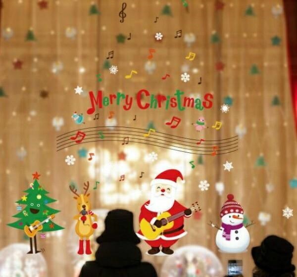 Merry Christmas サンタクロース モザイクタイル 壁飾り