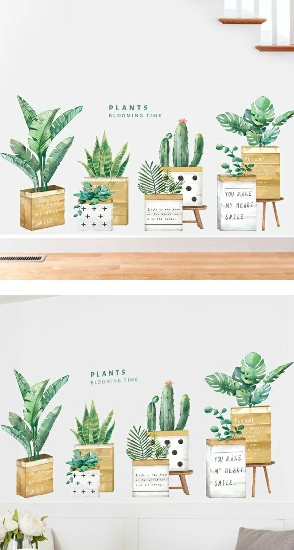 ウォールステッカー 南国 花 植物 おしゃれ ...の詳細画像1