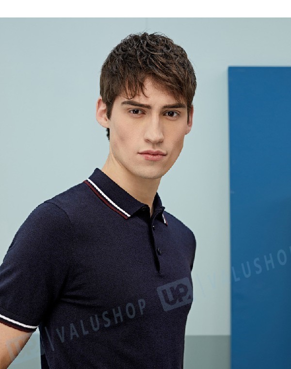 メンズ 柔らかい 代30代 通勤 通学 ポロシャツ 夏 ネイビー 半袖 定番 シンプル おしゃれ 新作 完売 快適