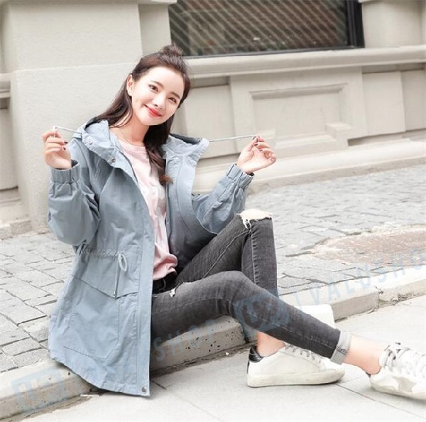 トレンチコート レディース スプリングコート 秋 ロング フード付き アウター ファッション 30代 50代 公式ストア 19 代 カジュアル 40代