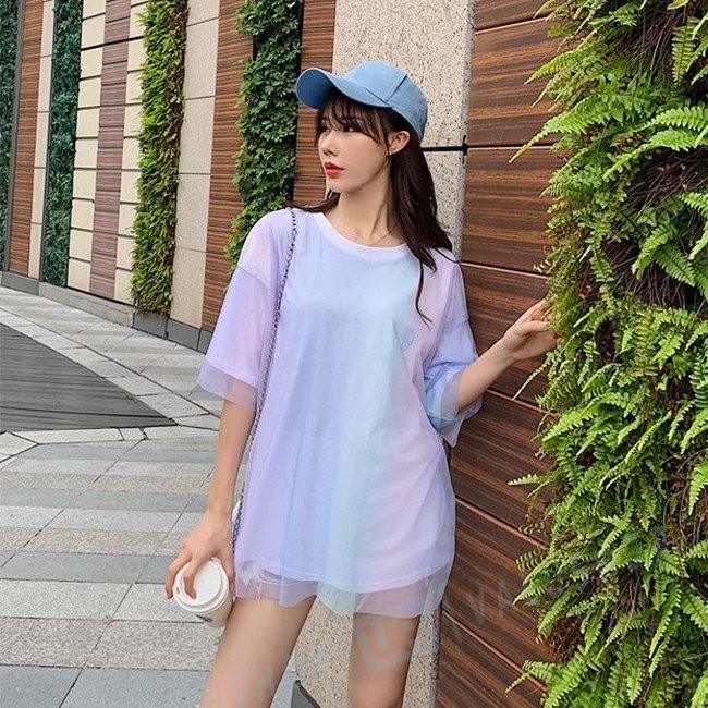 Tシャツ ロングtシャツ レディース ファッション ロング丈 シンプル 半袖 ゆったり 夏新作 新商品 新型 ロンt レディースファッション 長め 大きいサイズ 涼しい