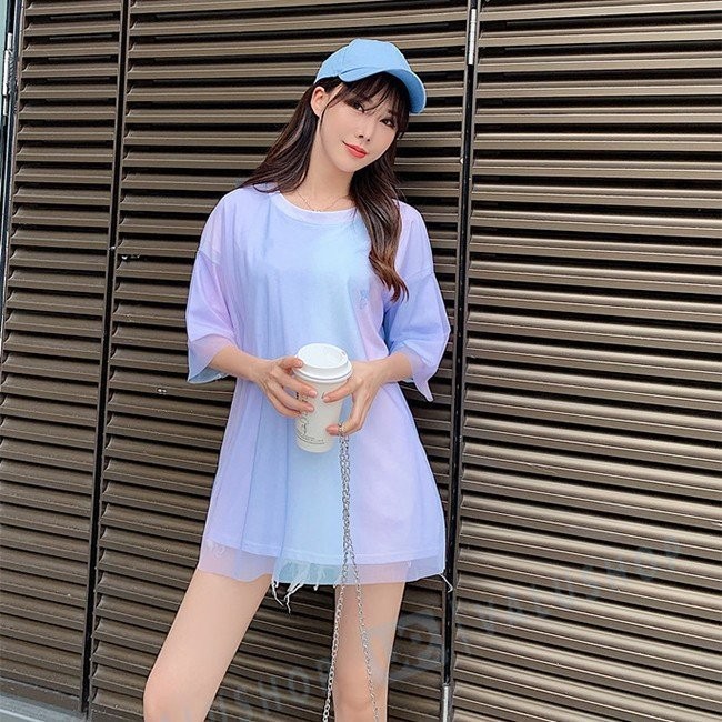 Tシャツ ロングtシャツ レディース ファッション ロング丈 シンプル 半袖 ゆったり 夏新作 新商品 新型 ロンt レディースファッション 長め 大きいサイズ 涼しい