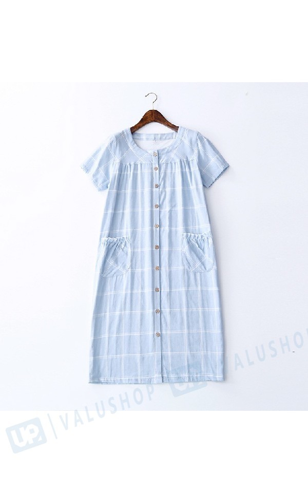 ネグリジェ レディース 前開き ロング 半袖 大きいサイズ 姫 春 レース 綿100 秋 部屋着 パジャマ ワンピース 日本 夏