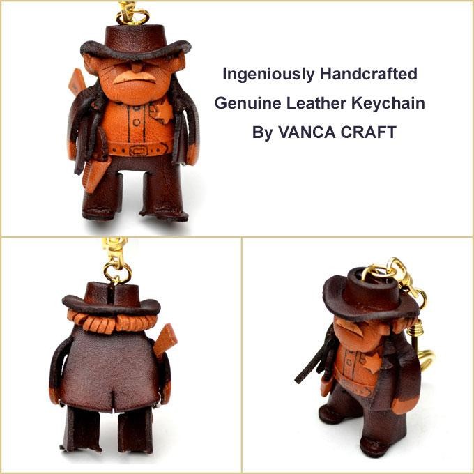 本革製キーホルダー 保安官 バンカクラフト 革物語 VANCA CRAFT レザー