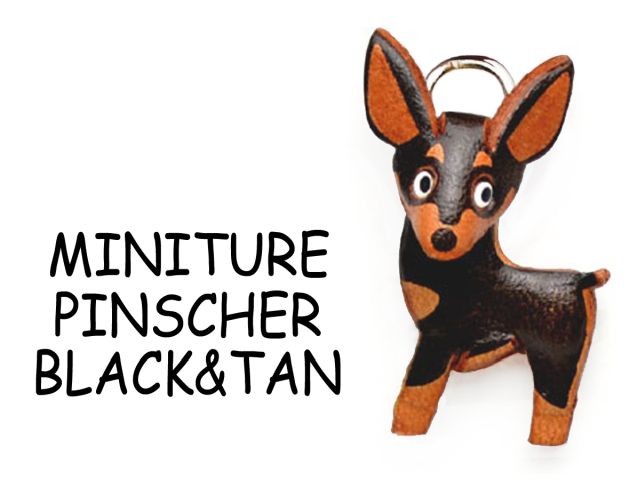 チャームブックマーカー しおり】ミニチュアピンシャー B&T【栞