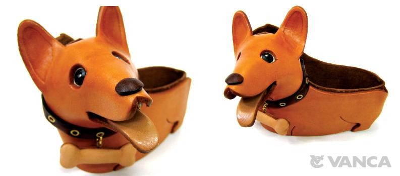革小物メガネスタンド　ウェルシュコーギー