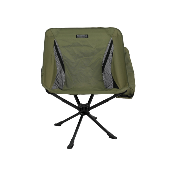 windswaves 折り畳みチェア 360度回転 椅子 スイベル 背もたれ付 軽量