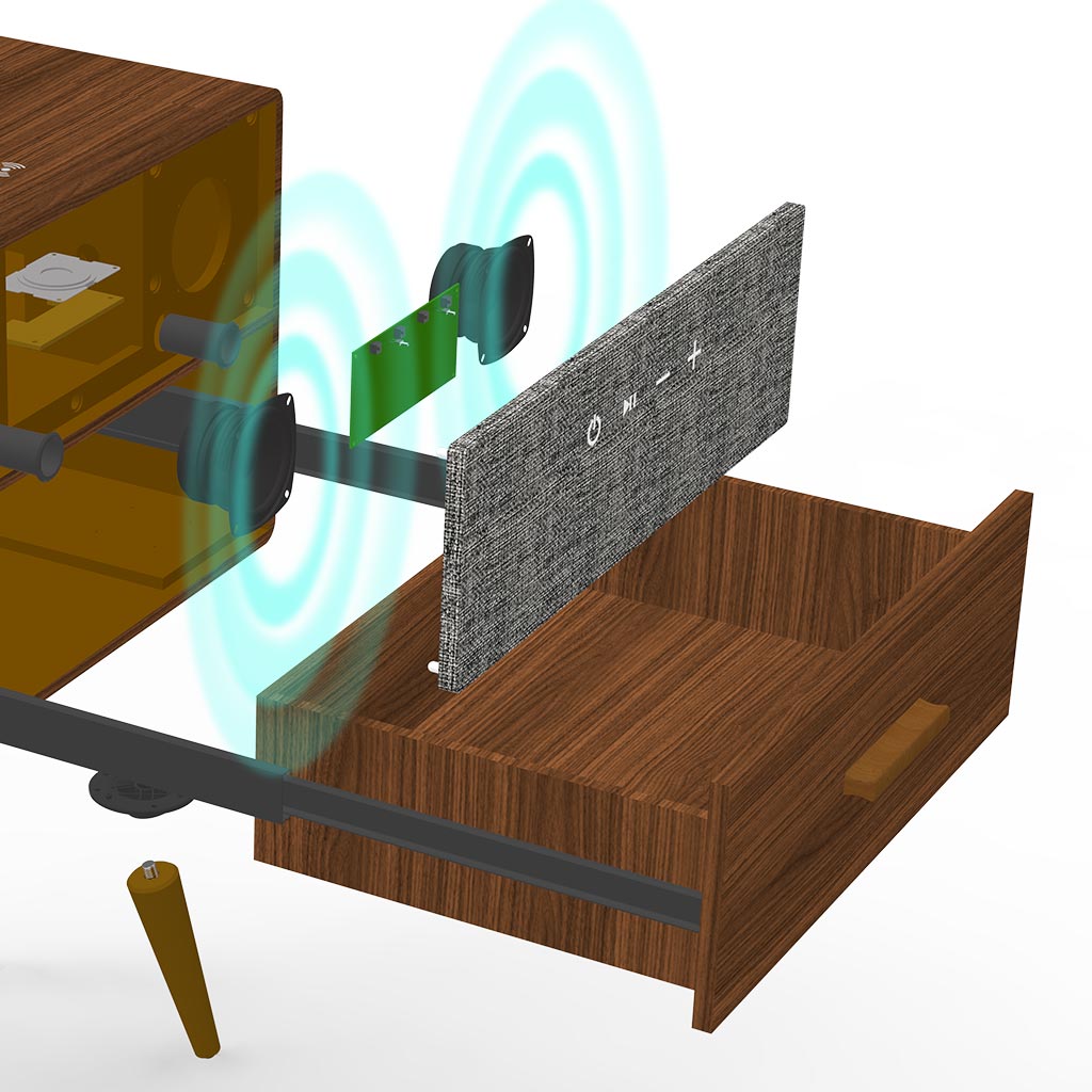 最大30Wの迫力サウンド