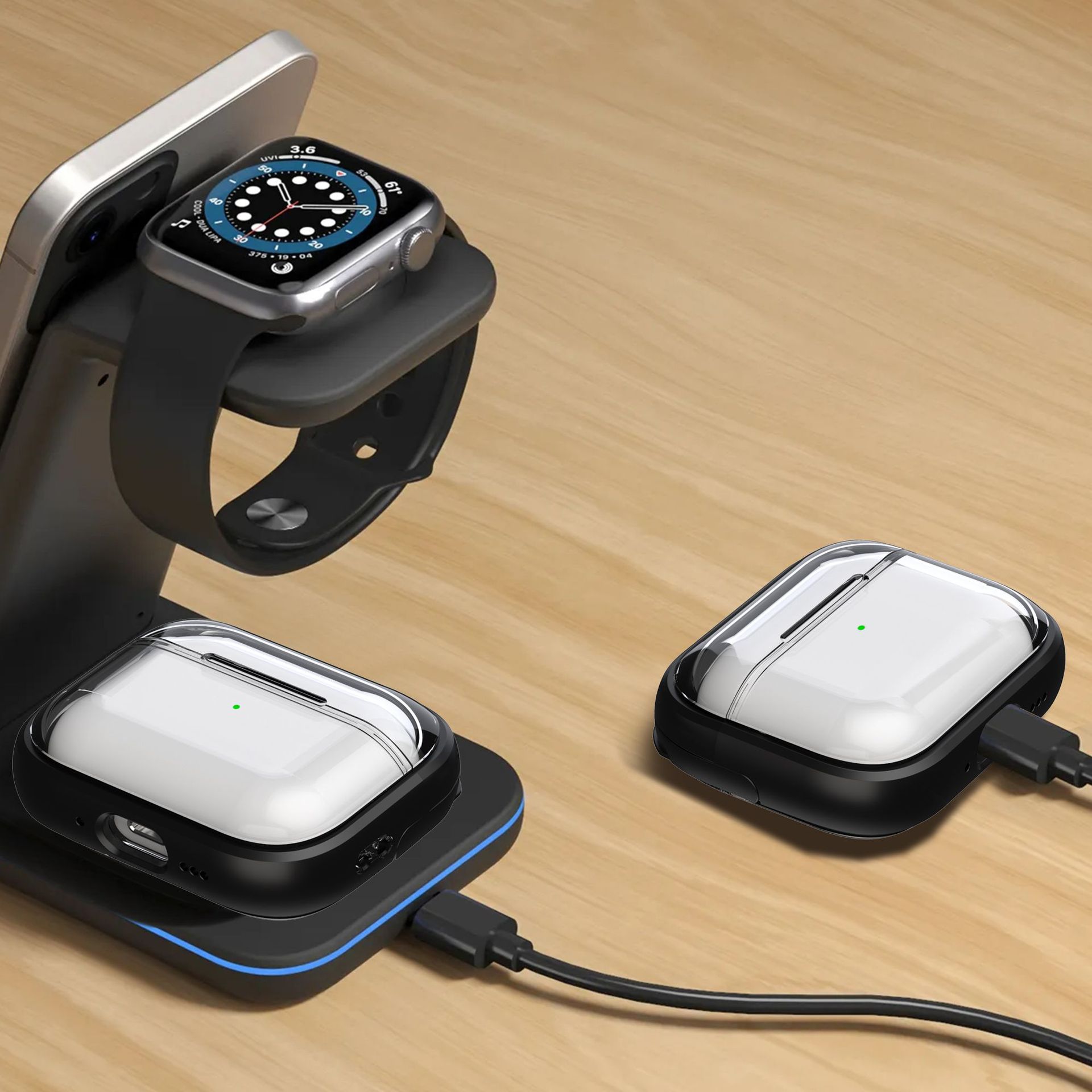 airpods 4 ケース case エアーポッズ 充電対応 Airpodsカバー スタンド