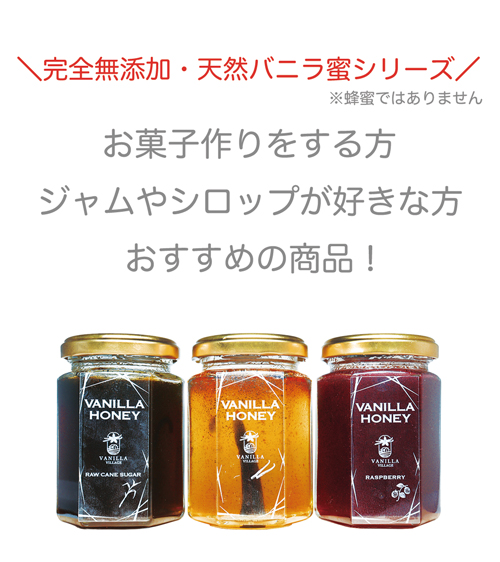 セット 完全無添加・バニラ蜜 200g +ブルボン種 バニラビーンズ 20本 VANILLA VILLAGE バニラシロップ_3