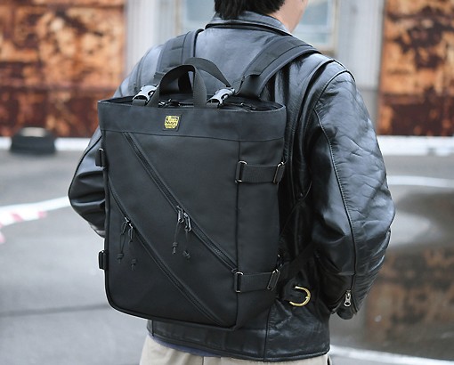 WファスナーWジップトップ Tote & BackPack ／M （バリスティック 