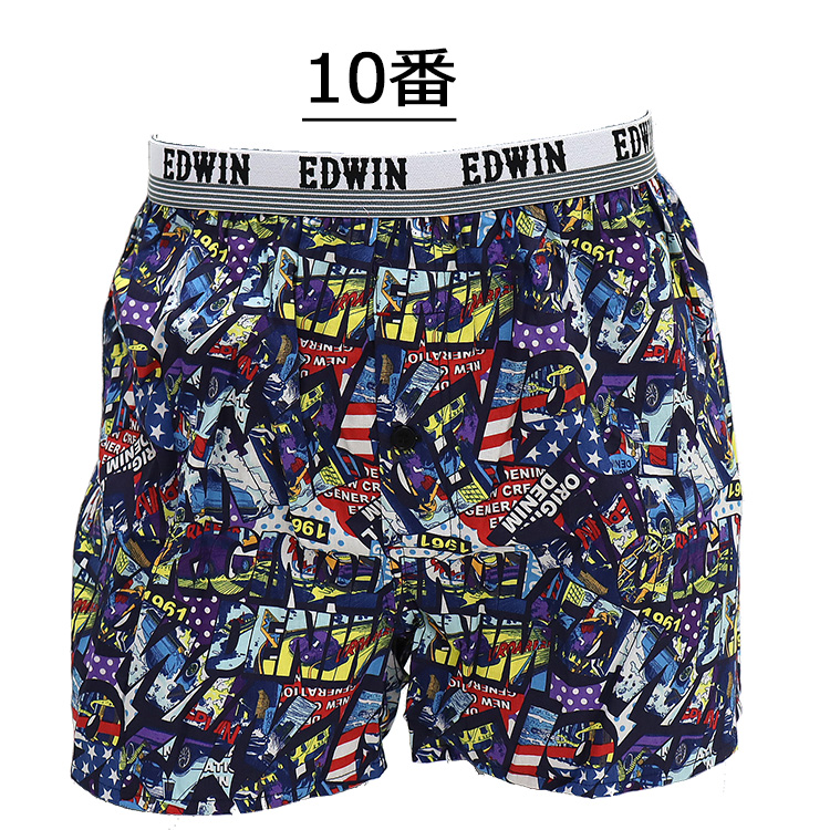 EDWIN（エドウィン） 2026春夏新作 トランクス トレンド柄 布帛