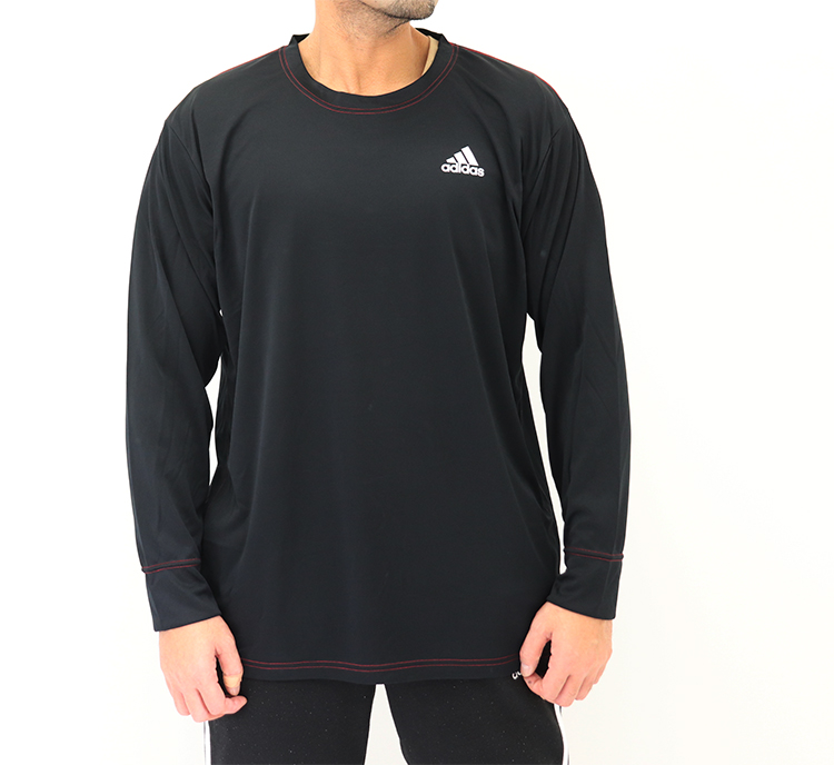 adidas（アディダス） ベーシック 吸汗速乾 ロンt 長袖 Tシャツ