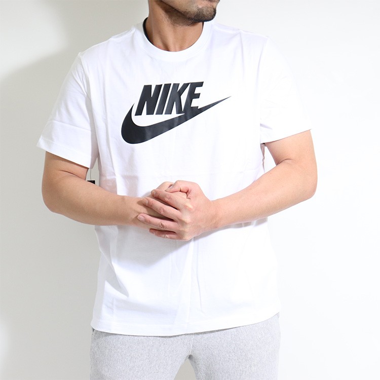 ナイキ（NIKE）半袖 Tシャツ メンズ シロｔ 綿100％ コットン