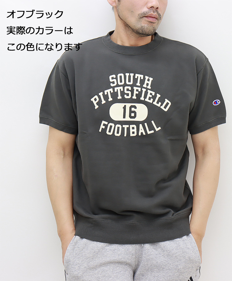 Champion 2025春夏 新作 チャンピオン 半袖スウェットシャツ