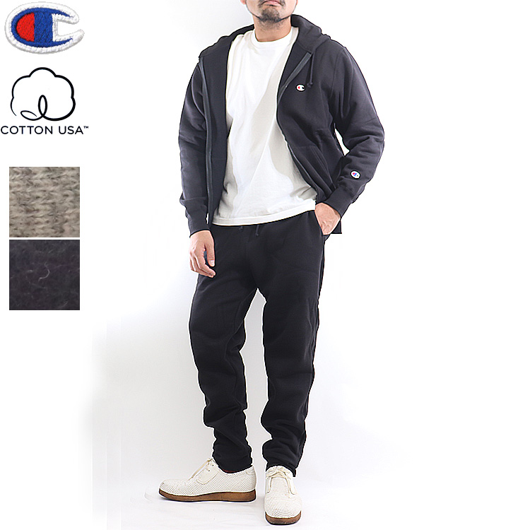 Champion 冬 あったか 裏起毛 チャンピオン メンズ ジップアップ