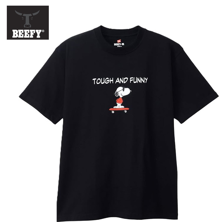 Hanes（ヘインズ） スヌーピー コラボ ビーフィ tシャツ BEEFY-T
