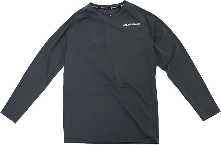 phiten(ファイテン) メンズ インナー シャツ 長袖 丸首 tシャツ