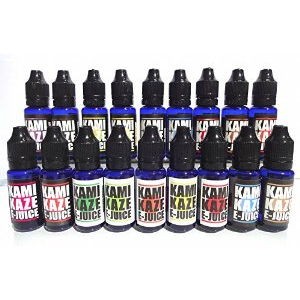 【メール便送料無料】国内人気NO1!国産 リキッド【KAMIKAZE E-JUICE(カミカゼ)15ml】電子タバコ フレーバー 日本製 VAPE メンソール X8