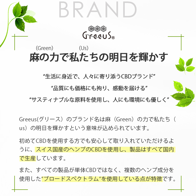 Greeusブランド