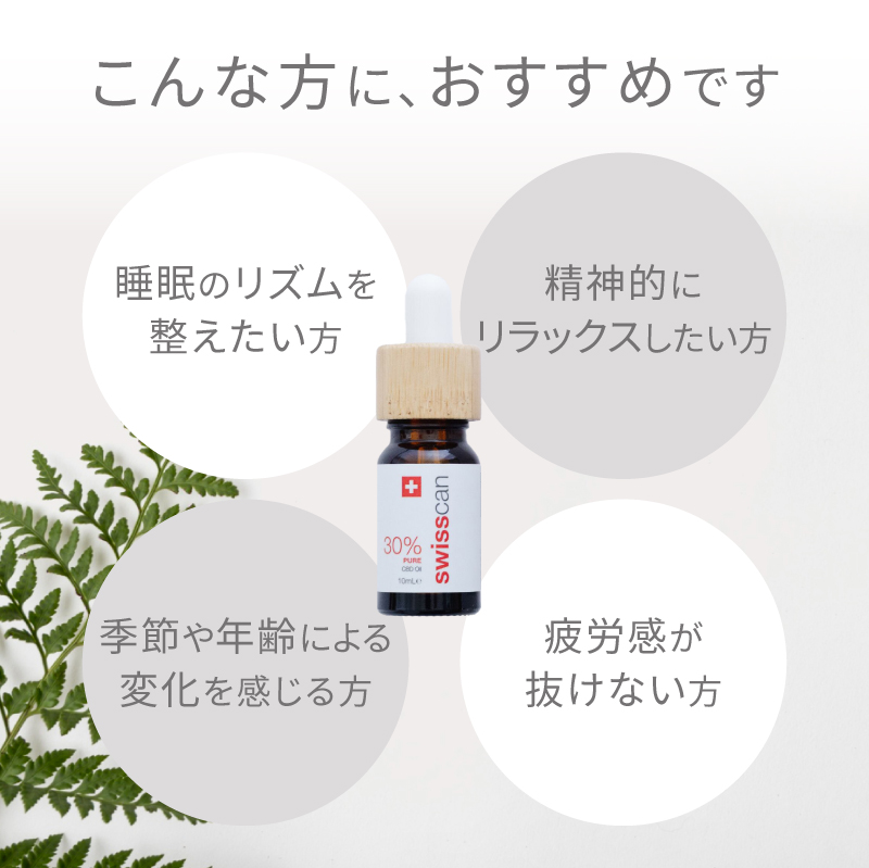 CBD オイル swisscan スイスカン CBDオイル 10ml 30%超高濃度 20%高