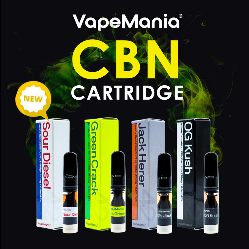 【夜専用】MARIRIN CBP0.5ml  CBG CBN CRD 新規制対応】[2本セット] CBNカートリッジ VapeMania オリジナル