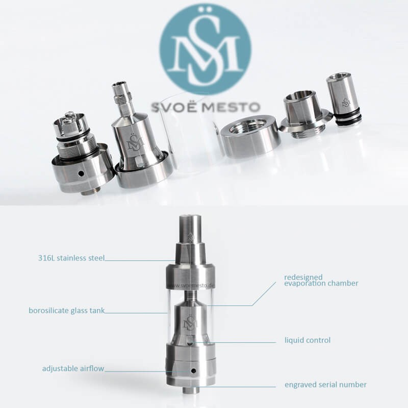 メール便で 送料無料 ) SvoeMesto Kayfun MINI V3 Steel Tank