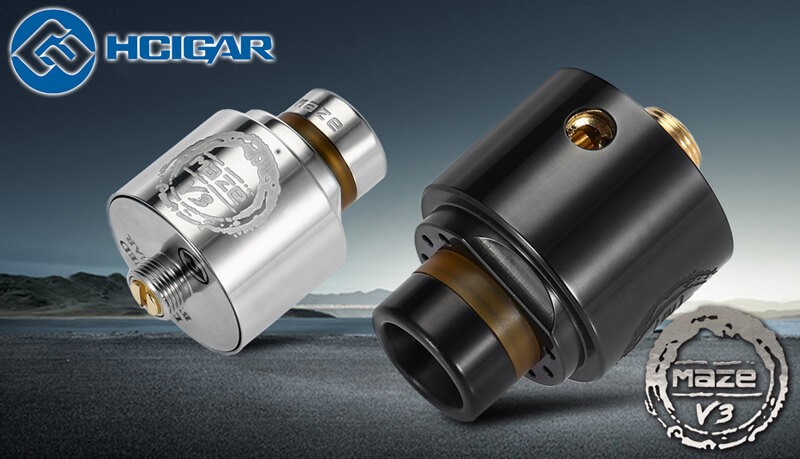 Hcigar Maze V3 Rda 22mm アトマイザー 電子タバコ ドリッパー リビルダブル Maze V3 Rda Vape Steez 通販 Yahoo ショッピング