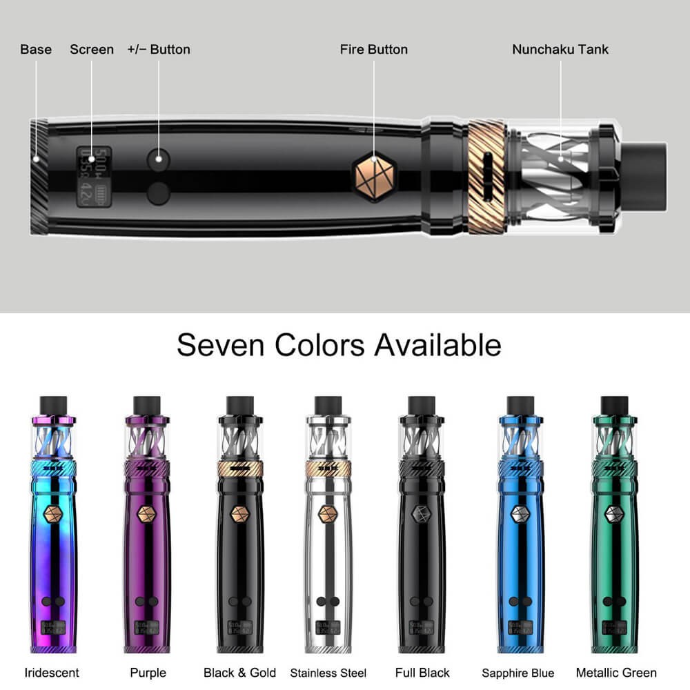 ( 送料無料 あすつく ) UWELL NUNCHAKU 80W KIT ユーウェル ヌンチャク 電子タバコ スターターキット ヌンチャク vape  温度管理機能 18650スロット : nunchaku-kit : VAPE STEEZ - 通販 - Yahoo!ショッピング