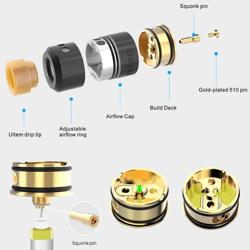 Vandy Vape Pulse 22 Bf Rda 直ドリ パルス ボトムフィーダー 正規取扱店 フレーバーチェイサー