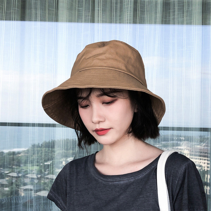 送料無料】 バケットハット 帽子 紫外線対策 変装 ブラック 韓国