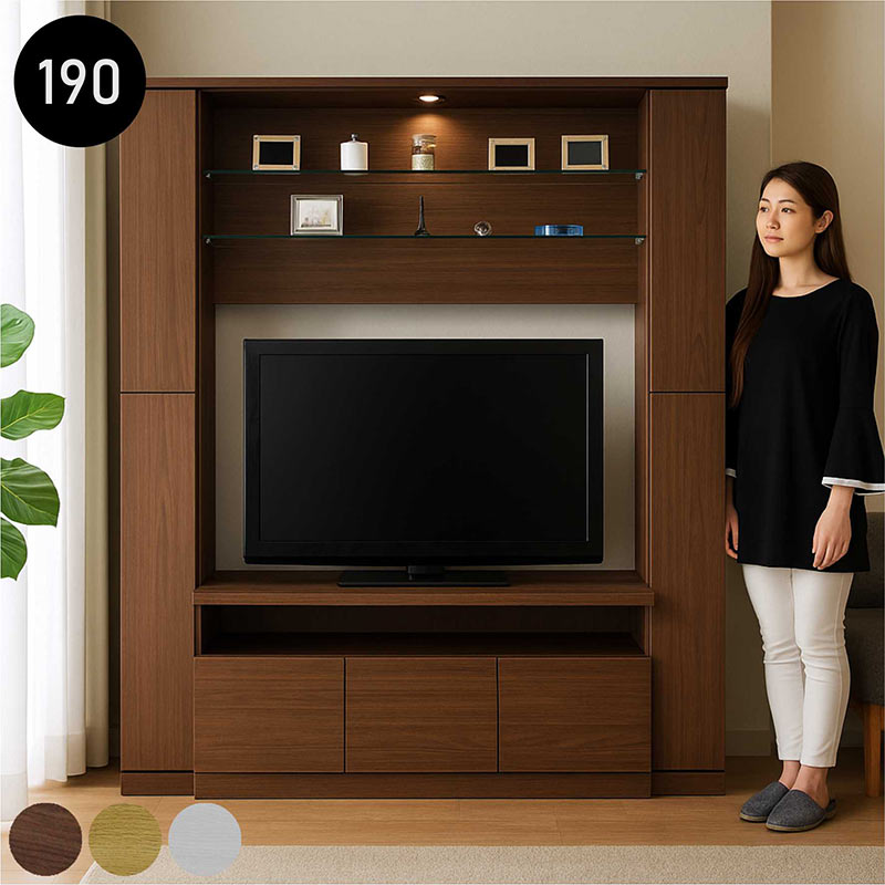5日つく日 P最大9%〜テレビ台 テレビボード ハイタイプ 高さ180 幅190