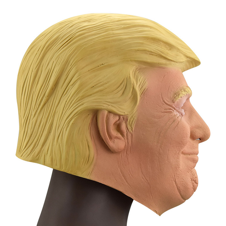 トランプ 大統領 アメリカ 政治家 ジョークグッズ 狂人 怪獣マスク ハロウィン ラバーマスク 変装グッズ 仮装 被り物 お面 仮面 小物 お化け屋敷 学芸会 文化祭