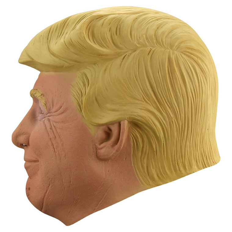 トランプ 大統領 アメリカ 政治家 ジョークグッズ 狂人 怪獣マスク ハロウィン ラバーマスク 変装グッズ 仮装 被り物 お面 仮面 小物 お化け屋敷 学芸会 文化祭