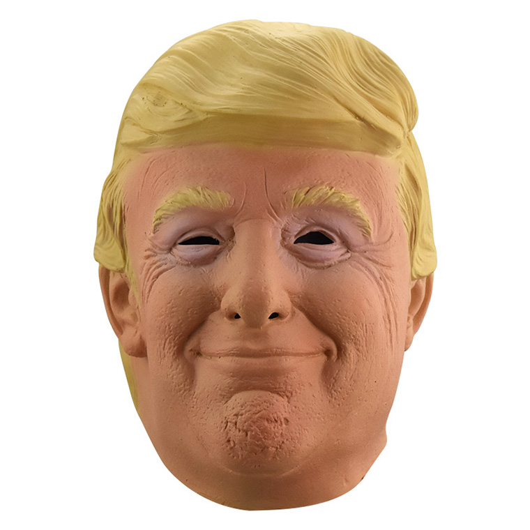 トランプ 大統領 アメリカ 政治家 ジョークグッズ 狂人 怪獣マスク ハロウィン ラバーマスク 変装グッズ 仮装 被り物 お面 仮面 小物 お化け屋敷 学芸会 文化祭