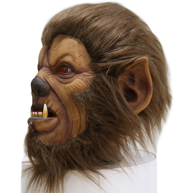 ライオン 狼 牛魔王 吸血鬼 悪魔 怪獣マスク ハロウィン ラバーマスク 変装グッズ 仮装 被り物 お面 仮面 コスプレ お化け屋敷