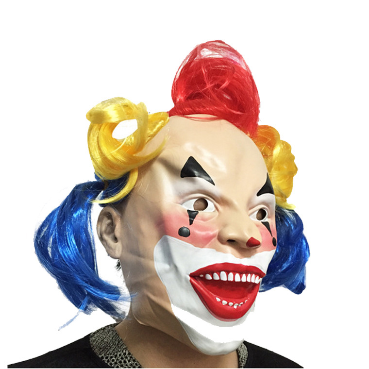 ピエロ ジョーク 道化師 大道芸 かぶりもの ラバーマスク 変装グッズ