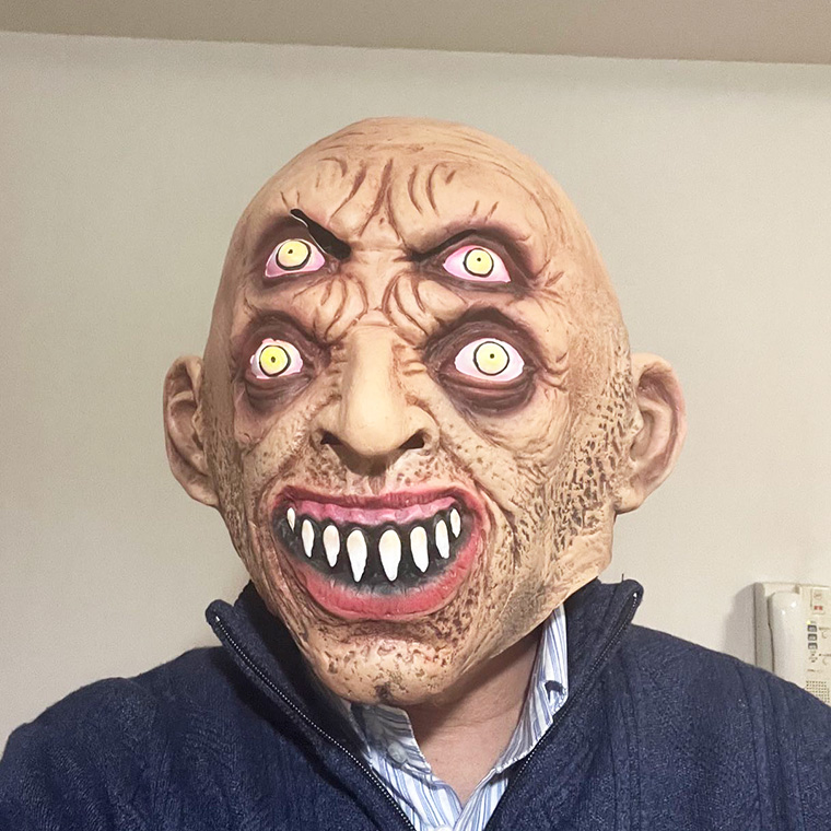 男 四つの目 エイリアン 妖怪 お化け ジョークグッズ 変人 巨人 狂人 有名人 怪獣マスク ハロウィン ラバーマスク 変装グッズ 仮装 被り物 お面 仮面
