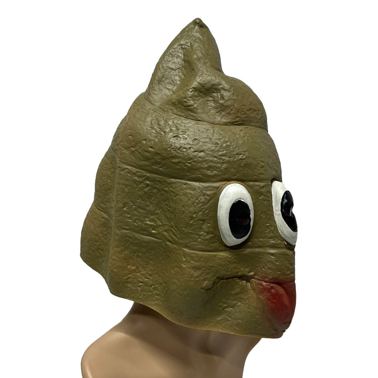 ウンコ うんち ウンコ マン ジョーク かぶりもの ラバーマスク 変装グッズ 仮装 被り物 お面 仮面 学芸会 文化祭