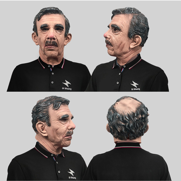 老人 ダンディ おしゃれ じじ 爺 ジジイ お爺さん おやじかぶりもの ラバーマスク 変装グッズ 仮装 被り物 お面 仮面 