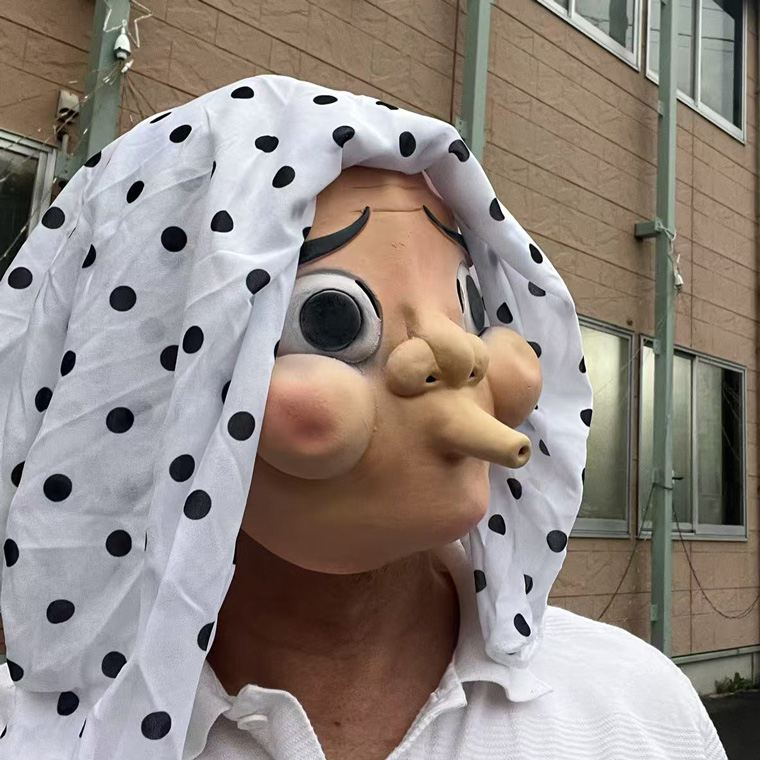 ひょっとこ 火男 お面 おめん おたふく 張子 おかめ 和風 マスク 能面 おばあちゃん 般若 はんにゃ 天狗 民芸 飾り 仮面 かぶりもの 被り物 仮装