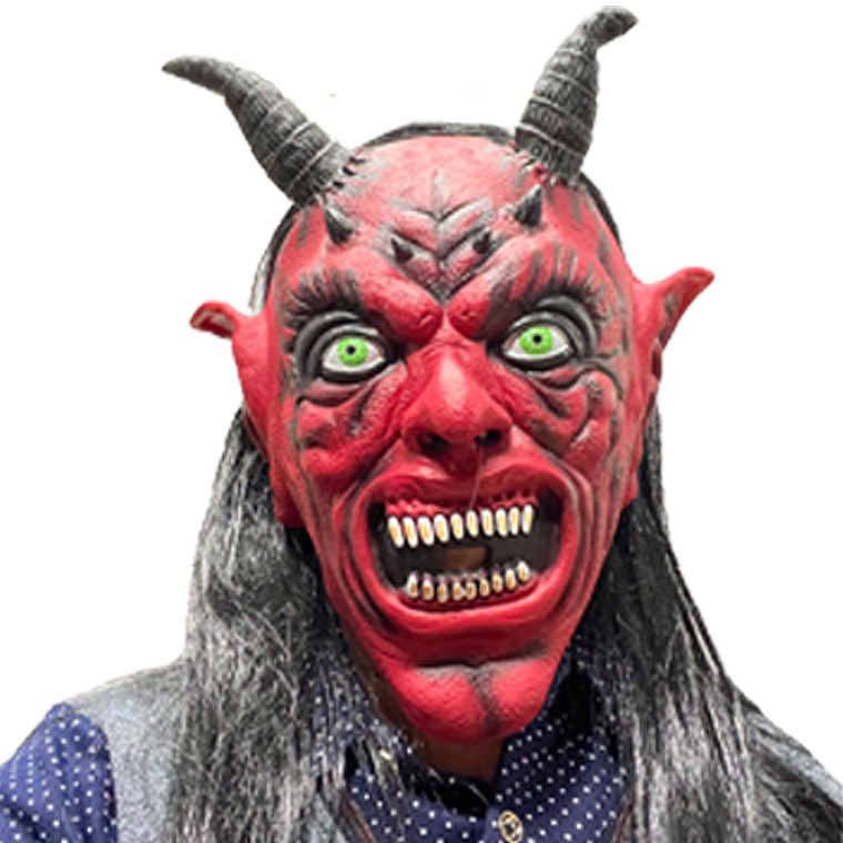 般若 はんにゃ マスク 般若の お面 仮面 かぶりもの 被り物 能面 面具