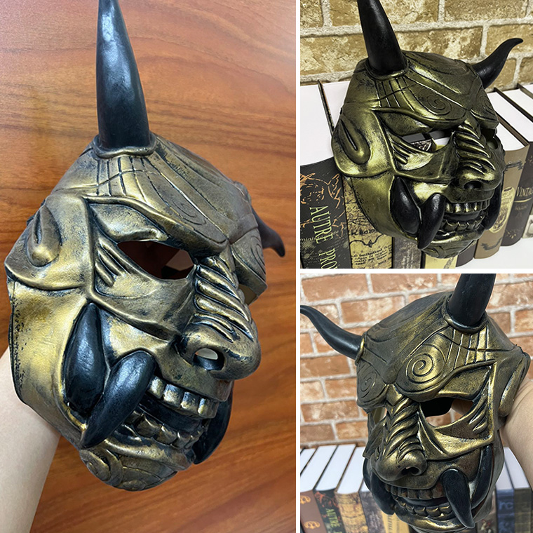 般若 はんにゃ マスク 般若の お面 仮面 かぶりもの 被り物 能面 面具