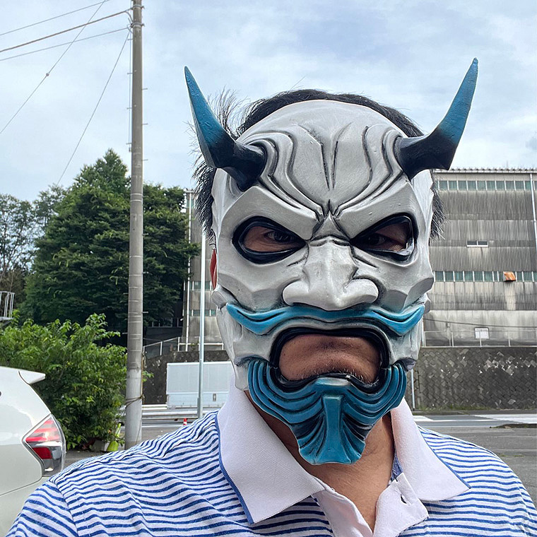 般若 はんにゃ マスク 般若の お面 仮面 かぶりもの 被り物 能面 面具 豆まき 節分 鬼 赤鬼 黒鬼 魔王 怖い 魔除け 厄払い 変装 仮装 動物 アニマル ホラー マスク 人物 キャラクター 半顔 ラバー マスク 妖怪 爆笑 お化け 屋敷 ハロウィン