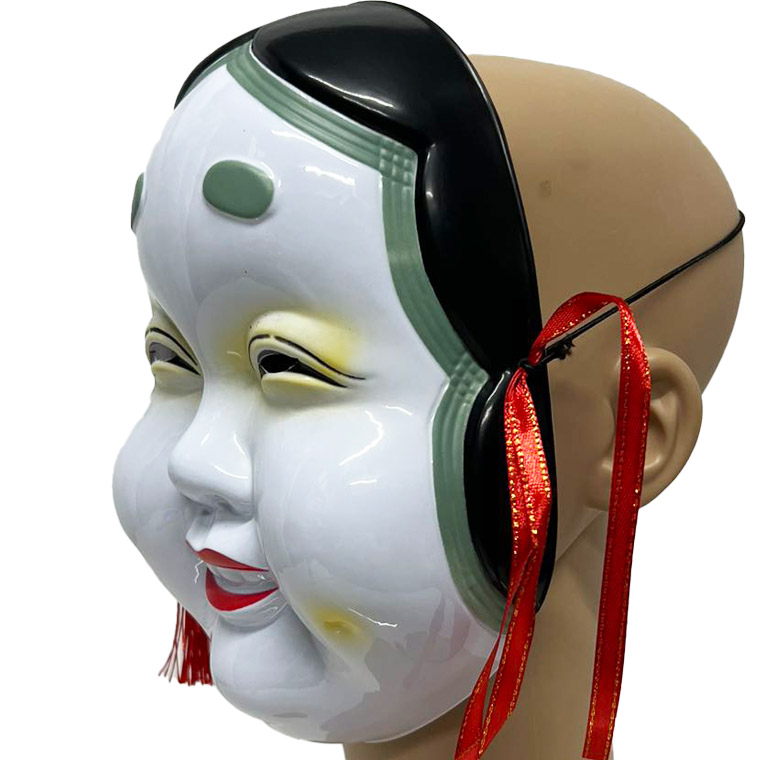  おかめ お面 おめん おたふく 岡目 張子 和風 マスク 能面 般若 はんにゃ ひょっとこ 火男 天狗 民芸 飾り 仮面 かぶりもの 被り物 仮装 面具 祭り 縁起物